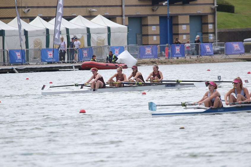 Testing conditions at British Rowing Junior National Championship The