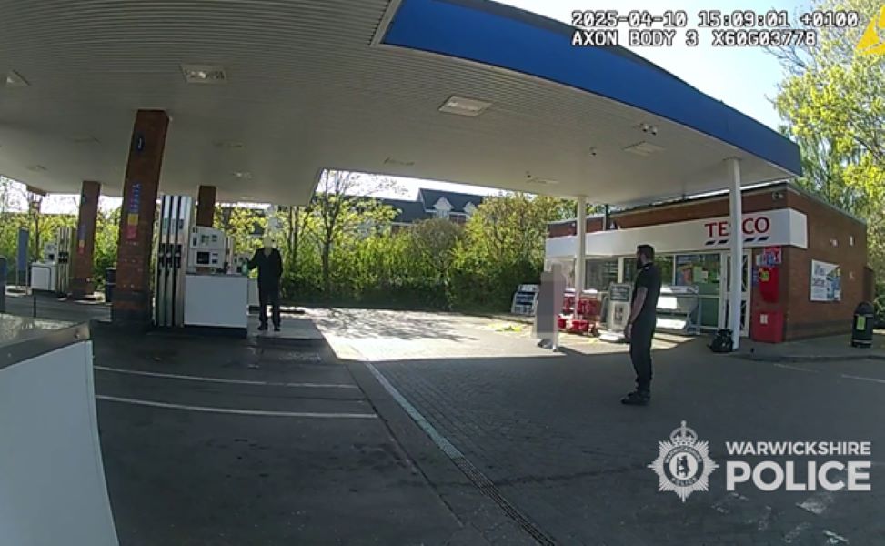 Heroic police officer stops man setting himself on fire at Stratford ...